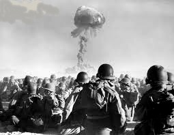 [Troops Watch Atomic Bomb Test; Then Were Marched Down To Ground Zero!]